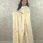 PhoolRani : Soft Cotton flower embroidery saree (Ivory Biege)