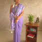 PhoolRani : Soft Cotton flower embroidery saree (Lavender)