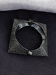 Oxidised Kada : Silver Square Bracelets