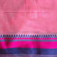 Pink candy : Pure Cotton  Handloom Saree