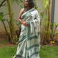 Pista : Bagru Handblocked Pure Cotton Saree