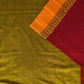 Plum : Pure Cotton Handloom Saree