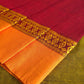 Plum : Pure Cotton Handloom Saree