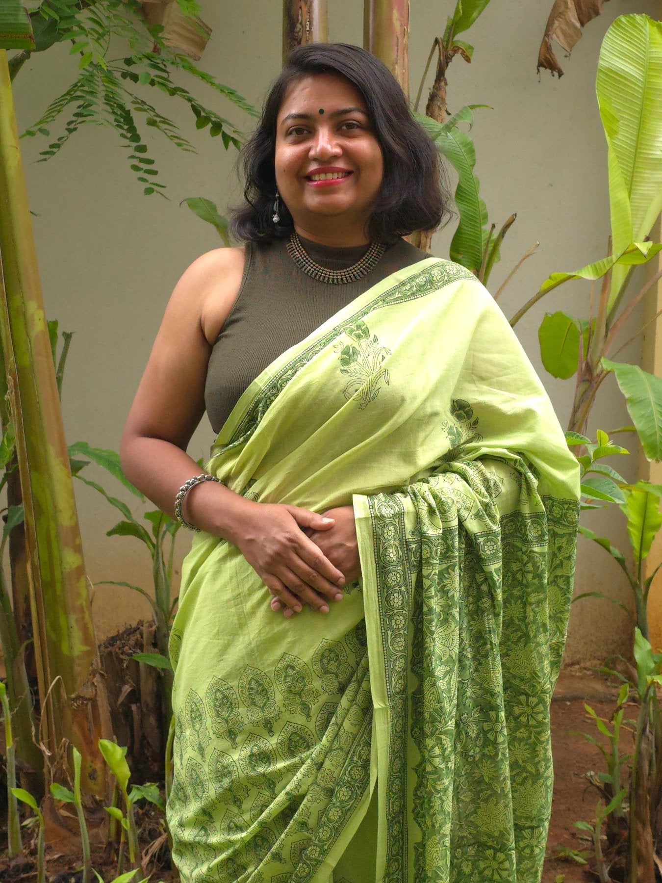 Prakriti : Bagru Handblocked Pure Cotton Saree