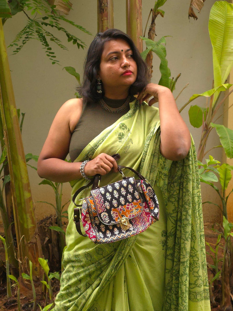 Prakriti : Bagru Handblocked Pure Cotton Saree