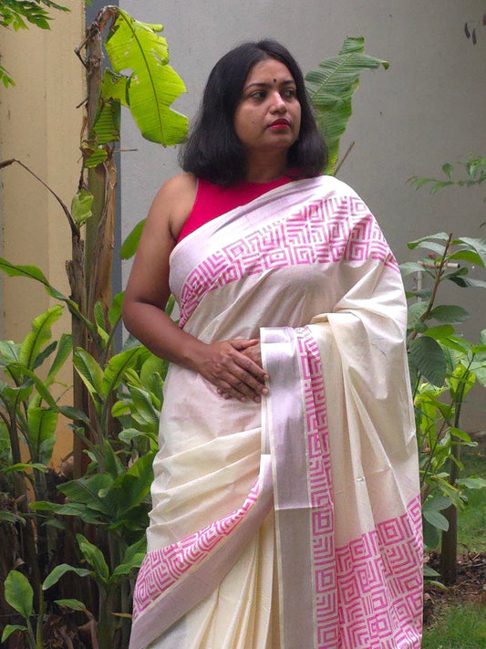 Pranna : Traditional Onam Saree From Kerala