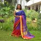 Pravaah - Authentic Bhagalpur Linen Saree - Oagh India