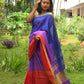 Pravaah - Authentic Bhagalpur Linen Saree - Oagh India