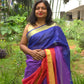 Pravaah - Authentic Bhagalpur Linen Saree - Oagh India
