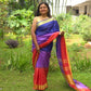 Pravaah - Authentic Bhagalpur Linen Saree - Oagh India