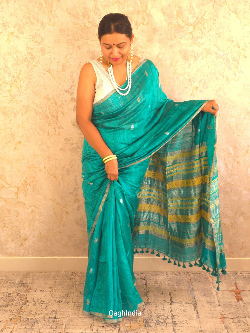 Rajshree : Pure Silk Handloom Saree (Silk Mark)