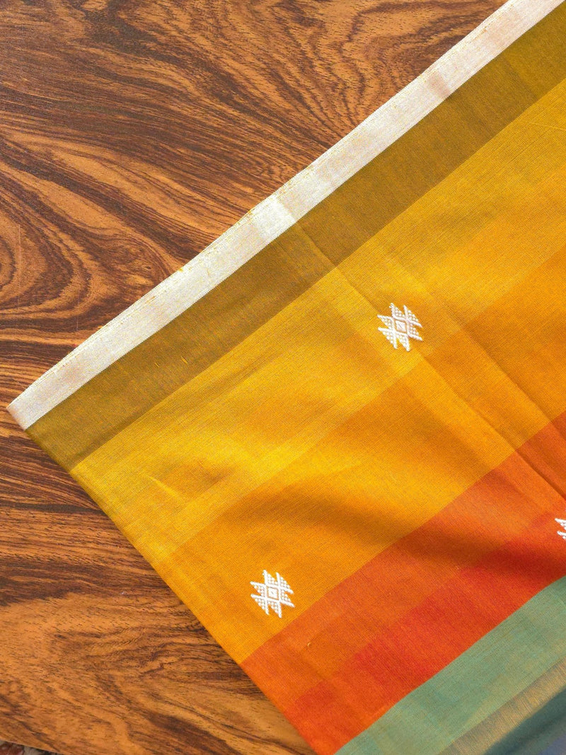 Rangashree - Pure Cotton Rainbow Saree