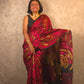 Rasika : Pure Silk Abstract Art Saree (Silk Mark) - Oagh India