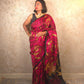 Rasika : Pure Silk Abstract Art Saree (Silk Mark) - Oagh India
