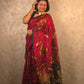 Rasika : Pure Silk Abstract Art Saree (Silk Mark) - Oagh India