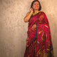 Rasika : Pure Silk Abstract Art Saree (Silk Mark) - Oagh India