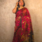 Rasika : Pure Silk Abstract Art Saree (Silk Mark) - Oagh India