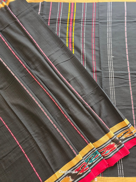 Ratri : Pure Cotton Handloom Saree - Oagh India