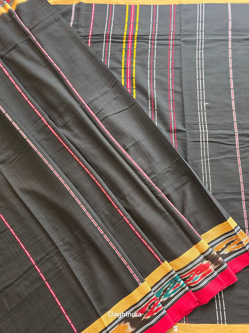 Ratri : Pure Cotton Handloom Saree - Oagh India