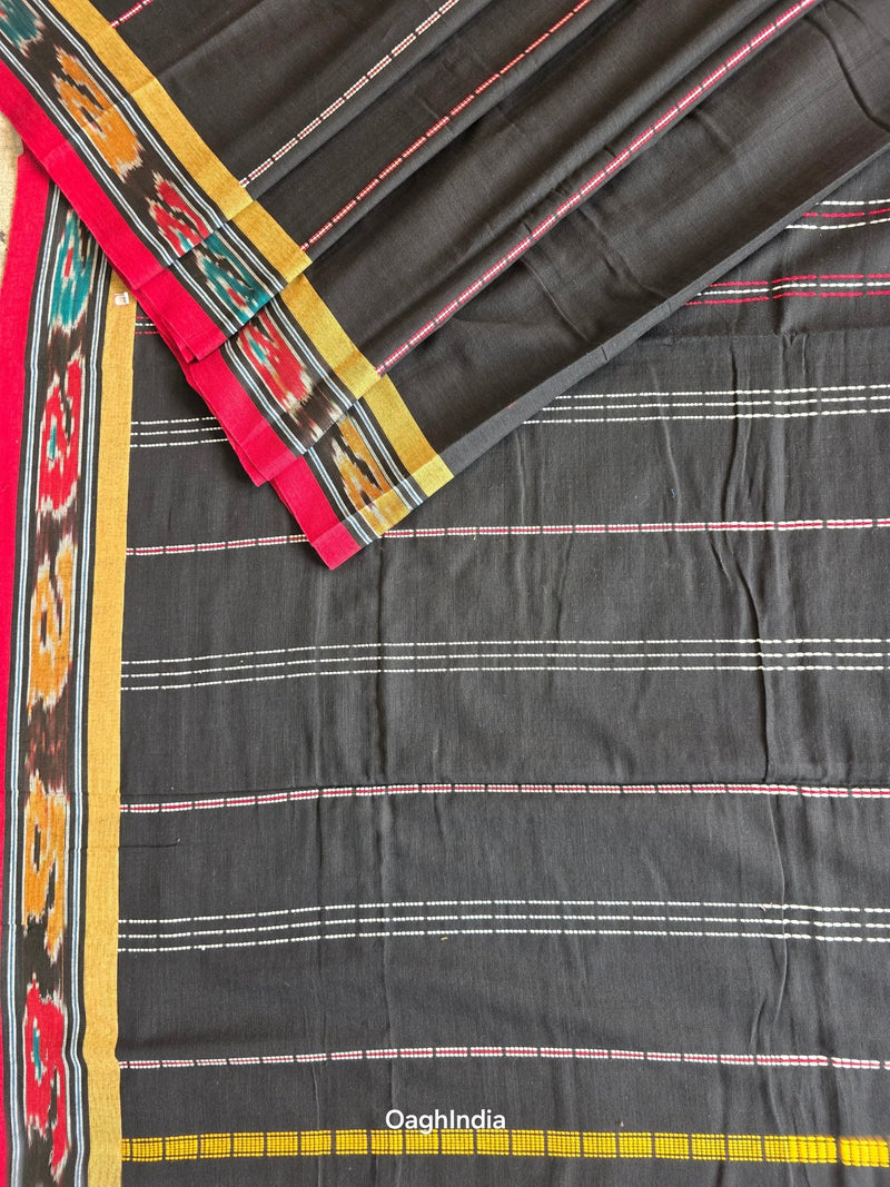 Ratri : Pure Cotton Handloom Saree - Oagh India