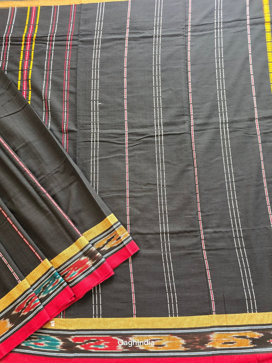 Ratri : Pure Cotton Handloom Saree - Oagh India