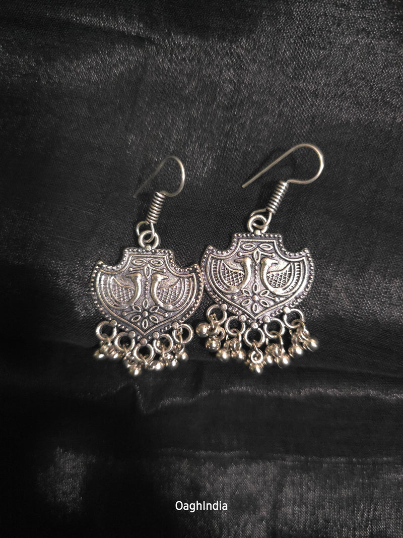 Sera - Oxidised Hook Earrings