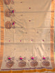Meghamoru (Pink) : Traditional Onam Saree From Kerala
