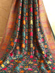 Eshal - Green : Authentic Kashmiri Kani Saree
