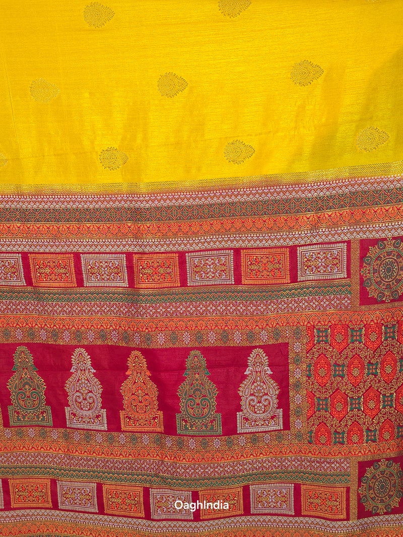 Odisha Bomkai - Yellow