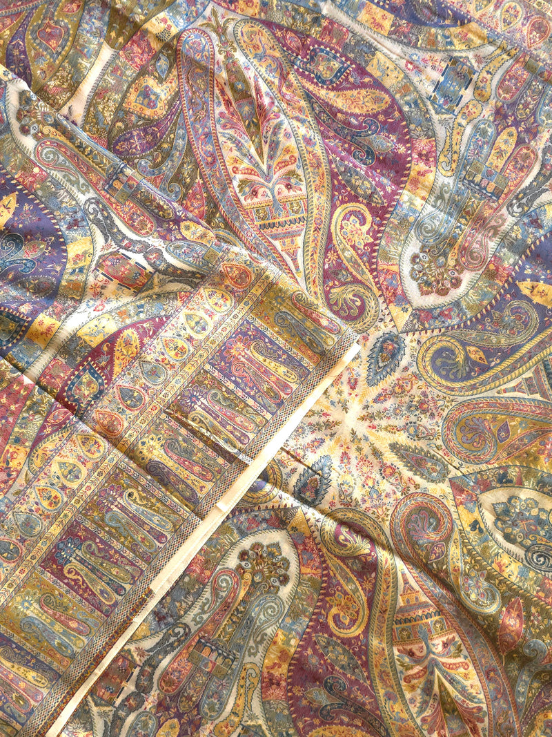 Kong Posh (Pristine): Kashmiri Heritage Saree