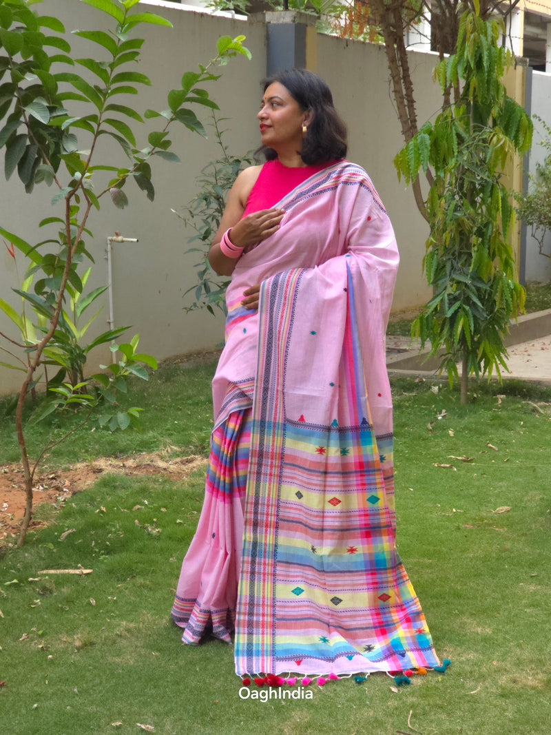 Falguni : Pure Cotton Rainbow Saree
