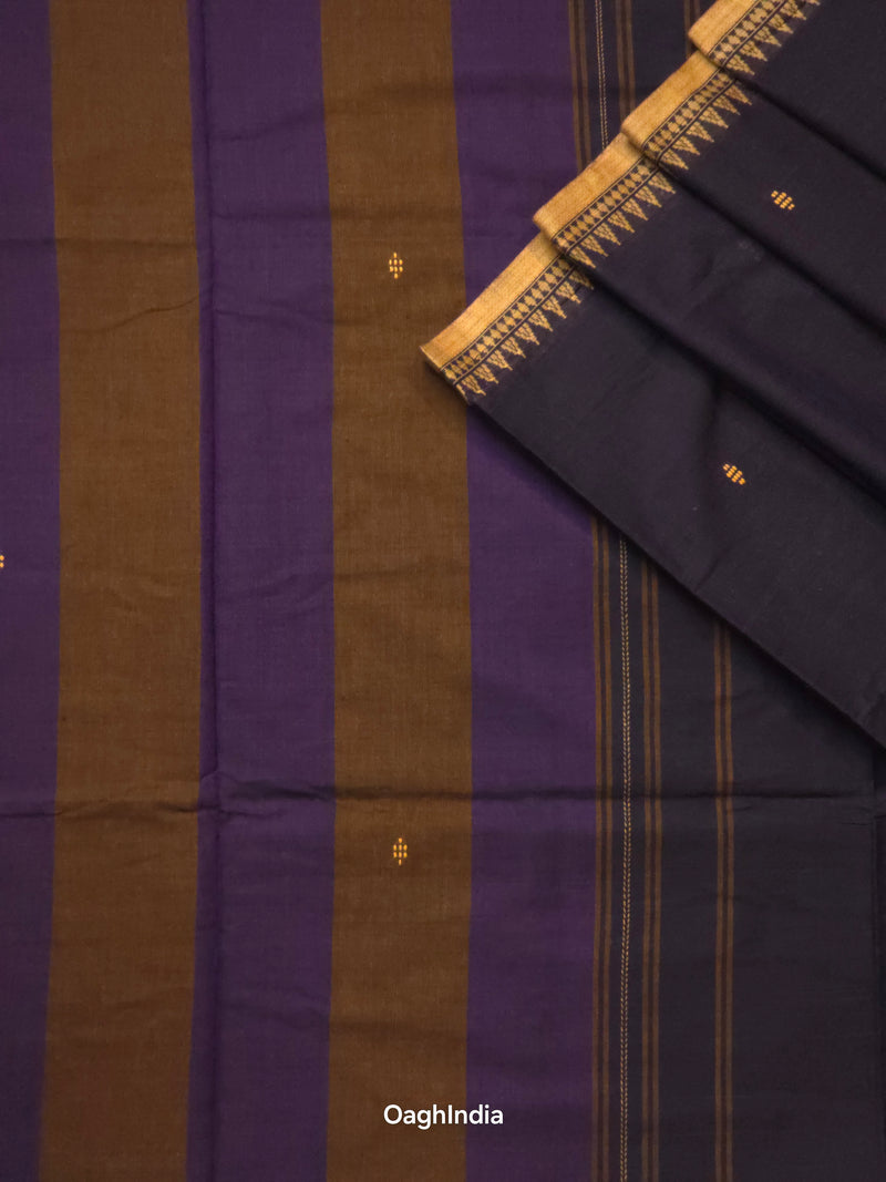 Midnight : Pure Cotton Handloom Saree