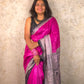 Amaya : Pure Silk Madhubani Art Saree (Silk Mark)