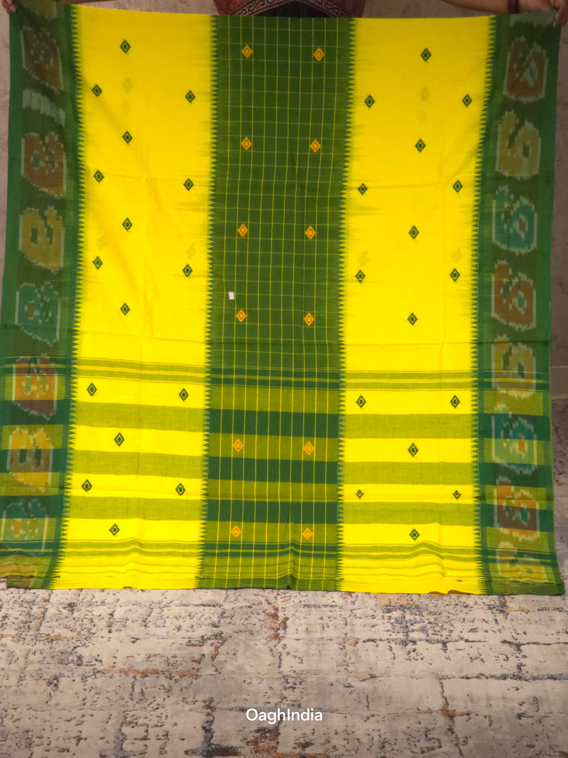 Yellow Thyme : Pure Cotton Handloom Saree