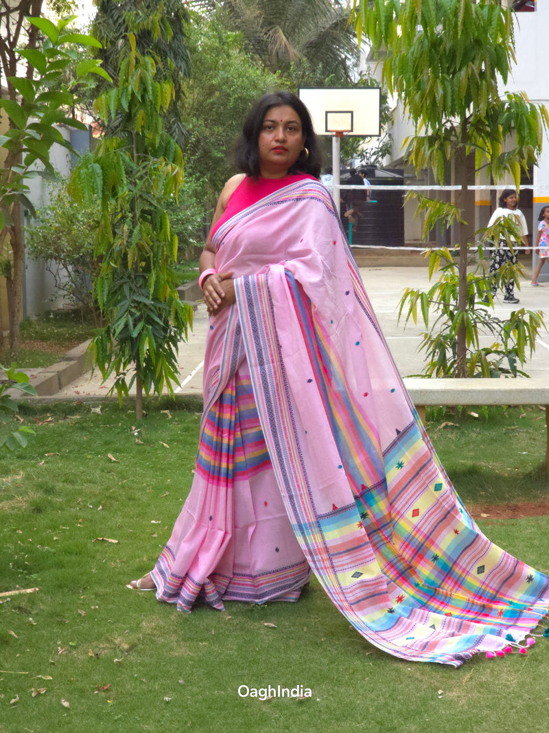 Falguni : Pure Cotton Rainbow Saree
