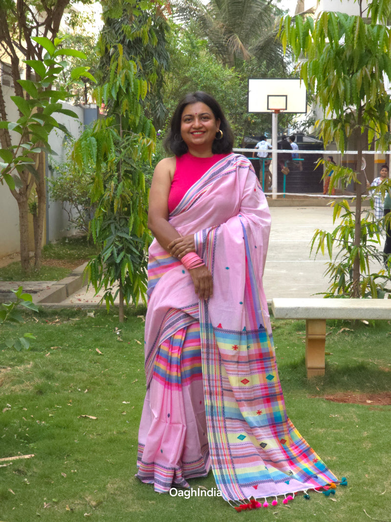 Falguni : Pure Cotton Rainbow Saree