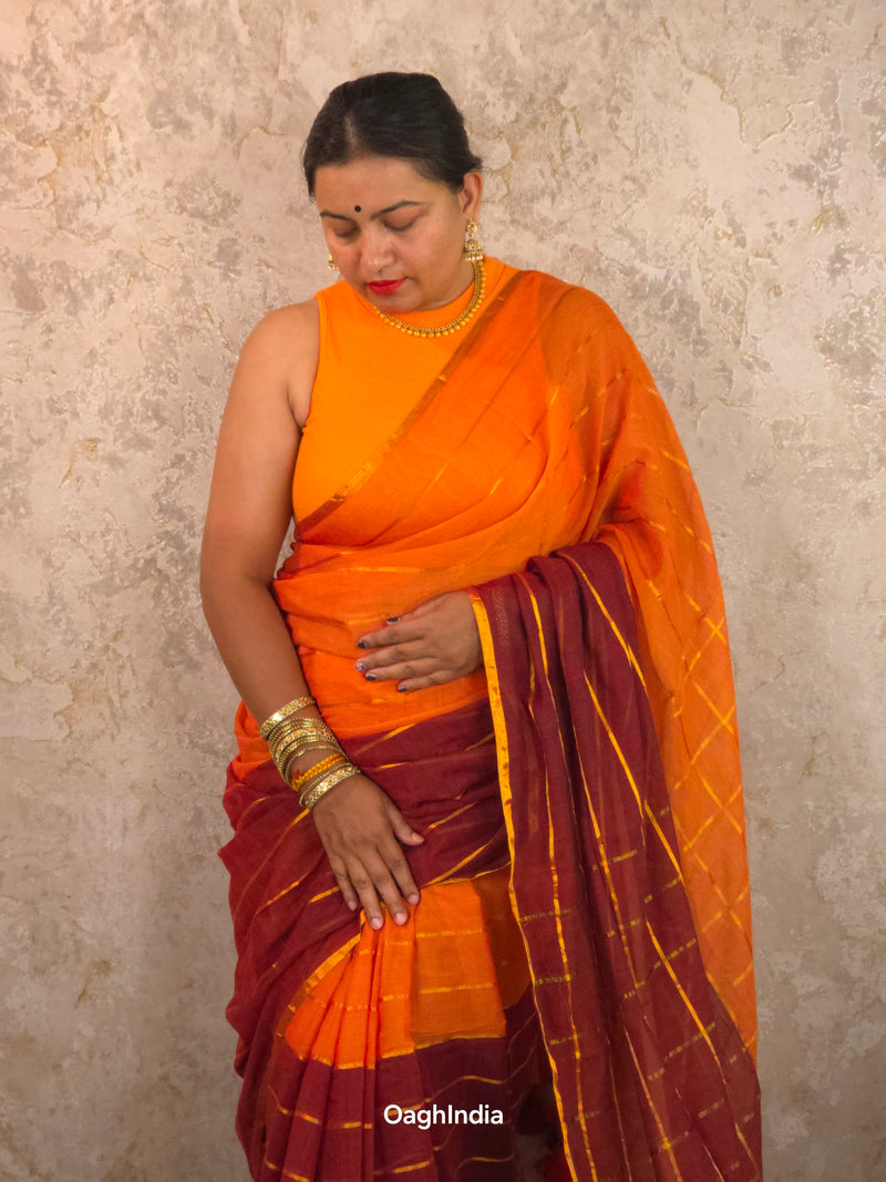 Marigold : Pure Mul Cotton Handloom