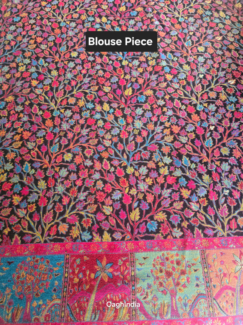 Tree of Life (New Moon) : Kashmiri Heritage Saree