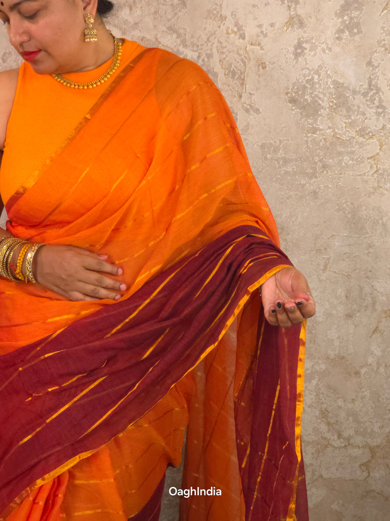 Marigold : Pure Mul Cotton Handloom