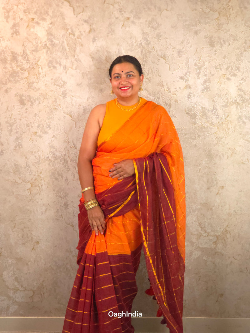 Marigold : Pure Mul Cotton Handloom