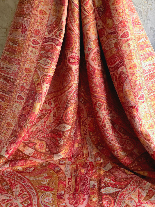 Kong Posh (Blush Pink): Authentic Kashmiri Saree