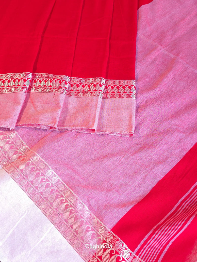 Ruby : Pure Cotton Handloom Saree