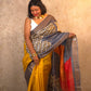 Saanvi : Pure Silk Abstract Art Saree (Silk Mark) - Oagh India