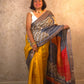 Saanvi : Pure Silk Abstract Art Saree (Silk Mark) - Oagh India