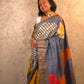 Saanvi : Pure Silk Abstract Art Saree (Silk Mark) - Oagh India