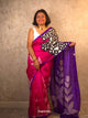 Saira : Pure Silk Abstract Art Saree (Silk Mark) - Oagh India