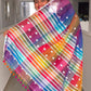 Sapt Rang - Pure Cotton Rainbow Saree