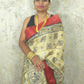 Saumya : Pure Silk Ghicha Madhubani Saree