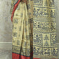 Saumya : Pure Silk Ghicha Madhubani Saree
