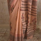 SheLeader  : Bagru Handblocked Pure Cotton Saree